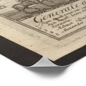 1699 Treaty of Karlowitz Plan, Map of the Europe Poster (Hoek)