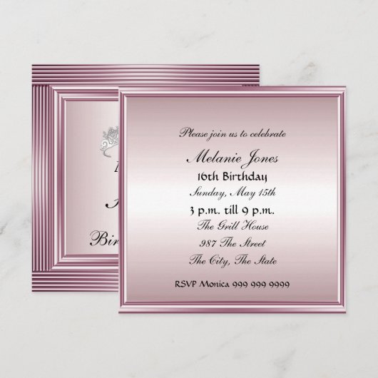 16 16 KAART (Voorkant / Achterkant)