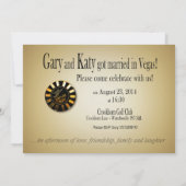 16:30 Gary & Katy Las Vegas Deluxe Wedding Kaart (Achterkant)