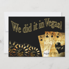 16:30 Gary & Katy Las Vegas Luxe Trouwfeest Kaart