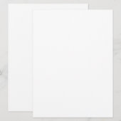 16,5 cm x 22 cm Uitnodiging (Voorkant / Achterkant)