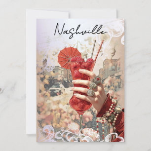 *~*  16 A101 Cocktail FOTO Nashville BACHELORETTEF Kaart