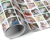 16 Aangepaste fotocollage | Eenvoudig, eenvoudig a Cadeaupapier (Rol Hoek)