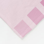 16 Afbeeldingen collage kostbare momenten roze Fleece Deken (Hoek)