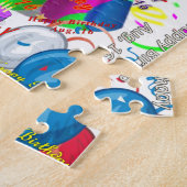 16 augustus, Birthday Jigzaag Puzzle Legpuzzel (Zijkant)