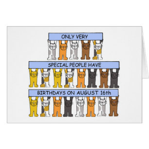 16 augustus Cartoon Katten