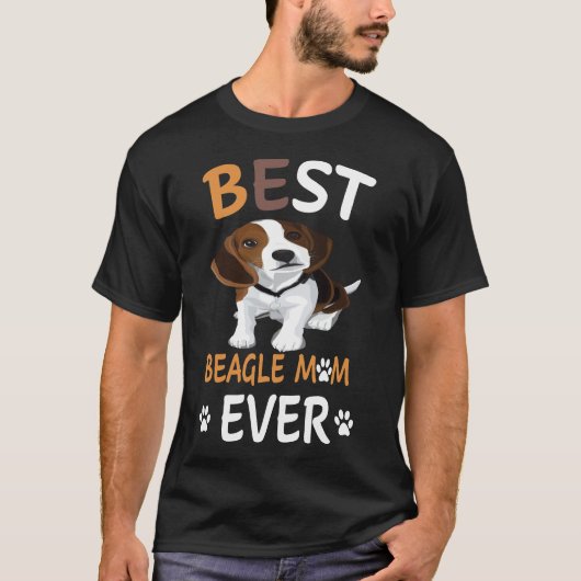 16 Beste Beagle-moeder ooit T-shirt (Voorkant)