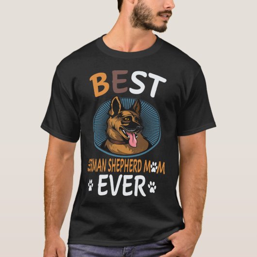 16 Beste Duitse Herdersmoeder Ooit Duitse Herder T-shirt (Voorkant)