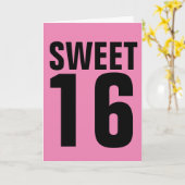 16 BIRTHDAY KAART VOOR HAAR (Gele Bloem)