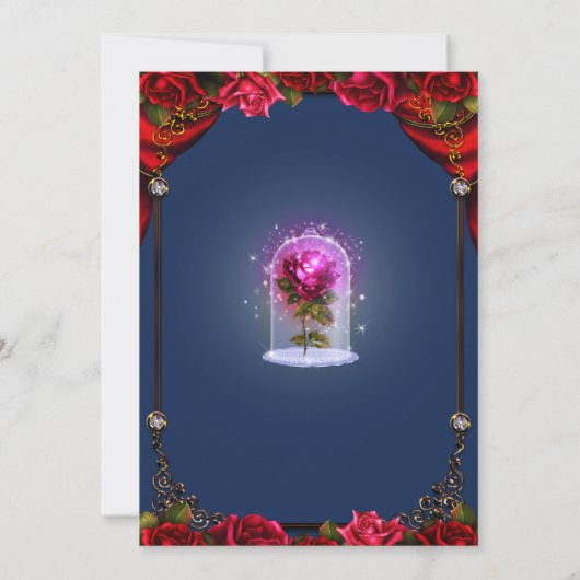 16 Birthday Party Kaart (Achterkant)