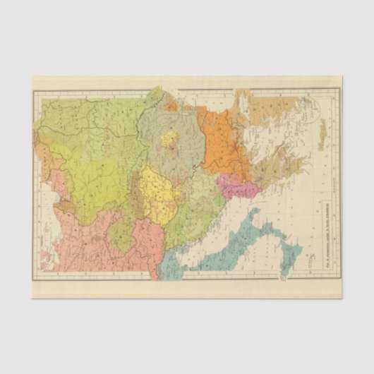 16 bis Europees etnografisch Tissuepapier (Voorkant)