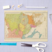 16 bis Europees etnografisch Tissuepapier (Craft)