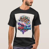 16-Bit Melting YouTube Gaming Controller T-shirt (Voorkant)