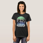 16 bit Retro HADOUKEN Fighter 4 T-shirt (Voorkant volledig)