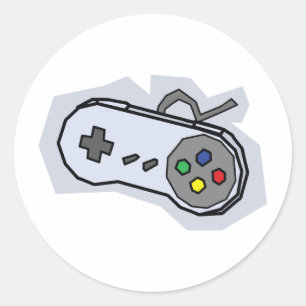 16-bits controller 2 ronde sticker