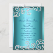 16 blauwe boeg en ruitvormige aankondigingen van d (Achterkant)