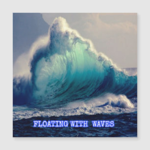 16.Blauwe oceaangolven, oceaanliefhebbers,  cadeau