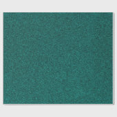 16 Blauwgroen Glitter-afdrukken Cadeaupapier (Vlak)