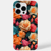 #16 Bloemen patroon Case-Mate iPhone Case (Achterkant)