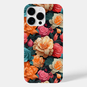#16 Bloemen patroon iPhone 14 Pro Max Hoesje