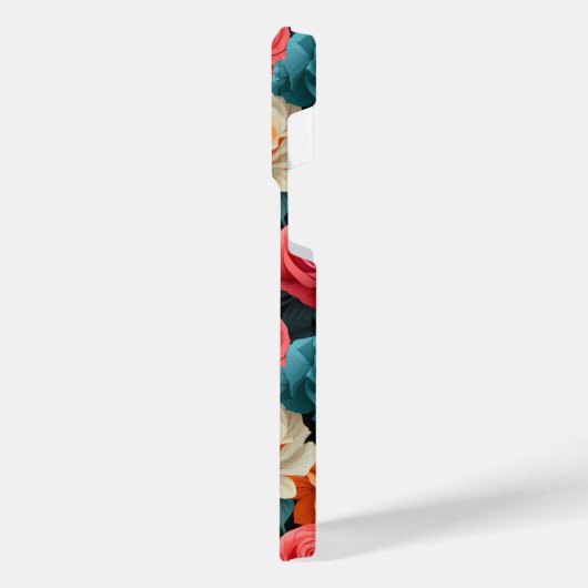 #16 Bloemen patroon iPhone Hoesje (Linkerkant)