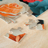 #16 Bloemen patroon Legpuzzel (Zijkant)