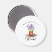 16 Bloom waar u bent gepland Lover Magneet (Voorkant / Achterkant)