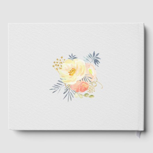 16 Blush Pink Floral 16th Birthday Gastenboek (Achterkant)