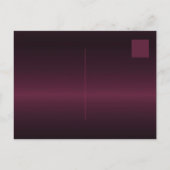 16 bruine roos gouden glitter jurk tiara uitnodiging briefkaart (Achterkant)