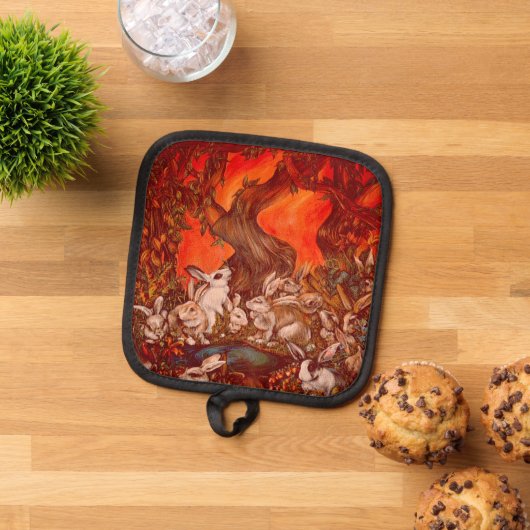 16 Bunnies Pannenlap (Top down)