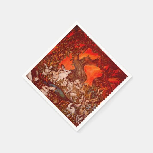 16 Bunnies Servet (Hoek)