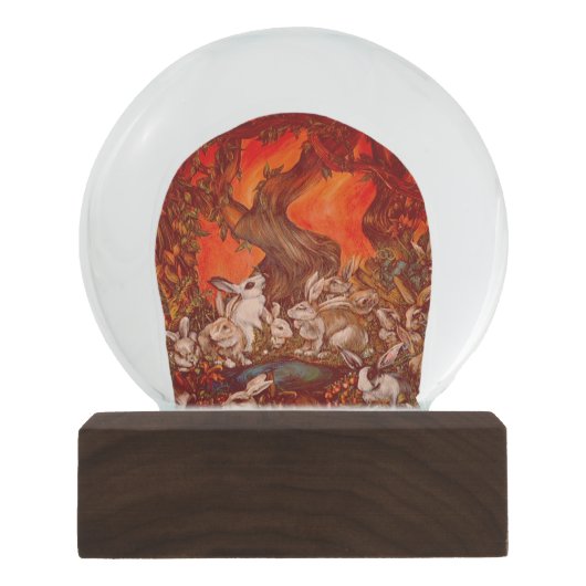 16 Bunnies Sneeuwbol (Voorkant)