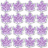 16 Canadees esdoornblad Jubileum 150 jaar Sticker (Voorkant)