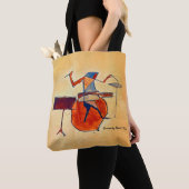 16" Canvas tas met kubistische stijl drummer schil (Dichtbij)