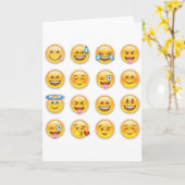 16 Emoji Kaart (Gele Bloem)