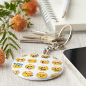 16 Emoji Sleutelhanger (Zijkant)