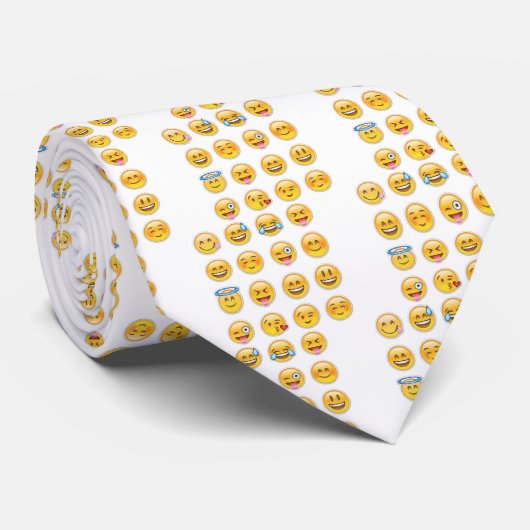 16 Emoji Stropdas (Opgerold)