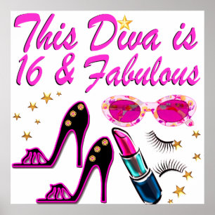 16 EN FABULOUS DIVA POSTER