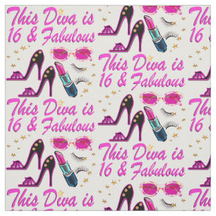 16 EN FABULOUS DIVA STOF
