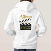 16 & FABULOUS SUPER STAR GEPERSONALISEERDE HOODIE (Achterkant)