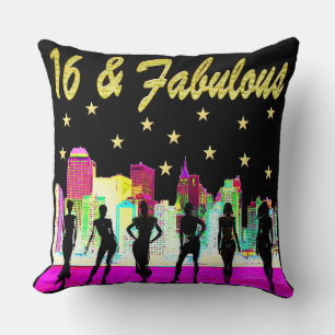 16 & FANTASTISCH NYC DIVA ONTWERP KUSSEN