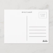 16 Foto-Afbeelding naar een paginaweergave met Lij Briefkaart (Achterkant)