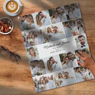 16-Foto Collage Huwelijk/Jubileum 520 stuk Legpuzzel