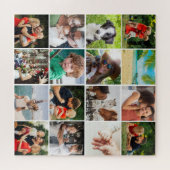 16 foto collage legpuzzel (Horizontaal)