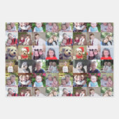 16 Foto collage - vierkant afbeelding in druk Inpakpapier Vel (Voorkant)