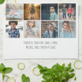 16 Foto en tekst Aangepast gepersonaliseerd Theedoek (Gevouwen)