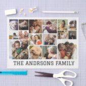 16 foto Weefseldocument Tissuepapier (Craft)