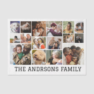 16 foto Weefseldocument Tissuepapier