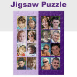 16 fotocollage licht en donker paars legpuzzel<br><div class="desc">Verzamel je favoriete herinneringen met deze 16-foto aangepaste puzzel! Deze gepersonaliseerde puzzel is perfect voor familiespel-avonden en toont uw gekoesterde snapshots in levendige afdrukken van hoge kwaliteit. Of het nu gaat om vakantielichtjes, capriolen voor huisdieren of mijlpaalmomenten, elk stuk verbindt zich om je unieke verhaal te vertellen. Gemaakt van duurzame...</div>