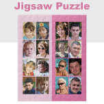 16 fotocollage licht en donkerroze legpuzzel<br><div class="desc">Verzamel je favoriete herinneringen met deze 16-foto aangepaste puzzel! Deze gepersonaliseerde puzzel is perfect voor familiespel-avonden en toont uw gekoesterde snapshots in levendige afdrukken van hoge kwaliteit. Of het nu gaat om vakantielichtjes, capriolen voor huisdieren of mijlpaalmomenten, elk stuk verbindt zich om je unieke verhaal te vertellen. Gemaakt van duurzame...</div>